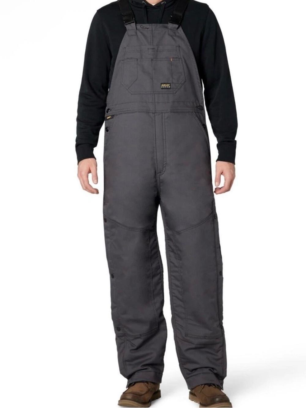 ARIAT Men’s Rebar DuraCanvas Stretch Insulated Bib NEW